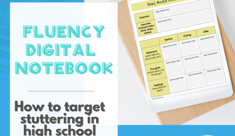 Fluency Interactive Digital Notebook