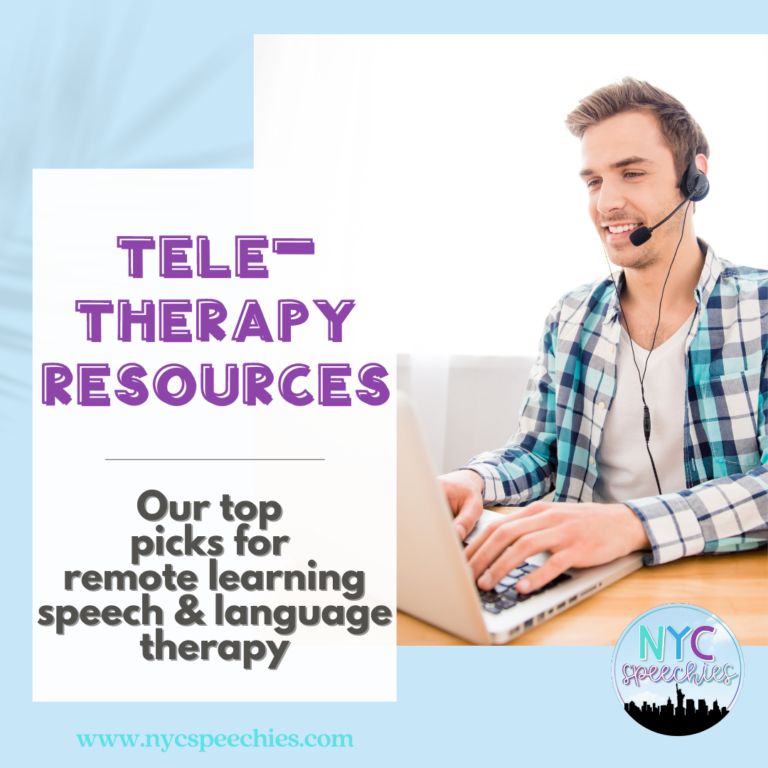 Tele-therapy Resources for High School Speech and Language