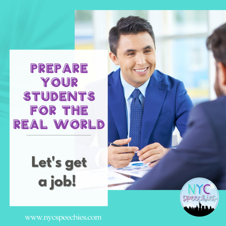 Preparing Your Students for the Real World: Let’s Get a Job!