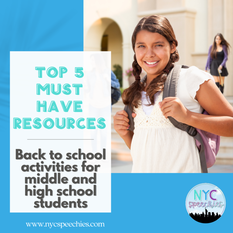 Top 5 Back to School Activities for Middle and High School Students