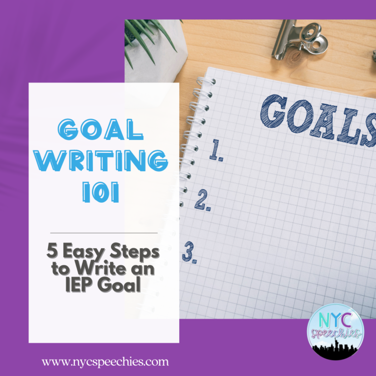 5 Easy Steps to Write an IEP Goal