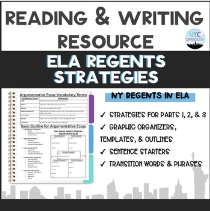 ELA Regents Strategies for NYS NYC Speechies