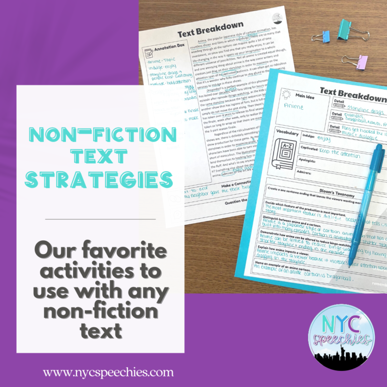 Strategies to Use With Any Non-Fiction Text