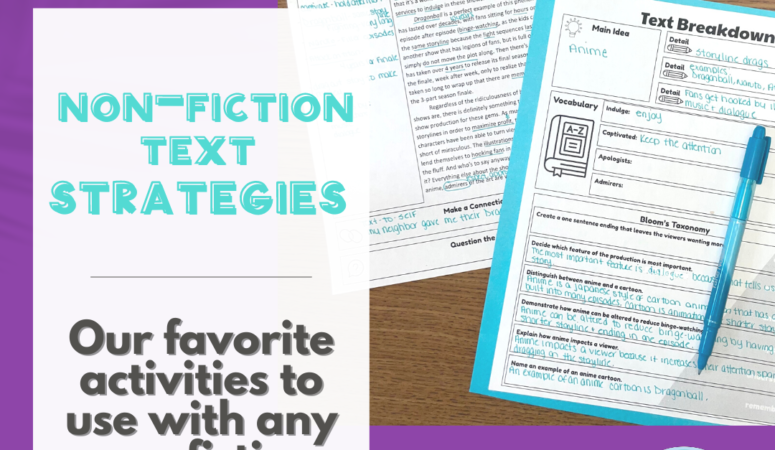 Strategies to Use With Any Non-Fiction Text