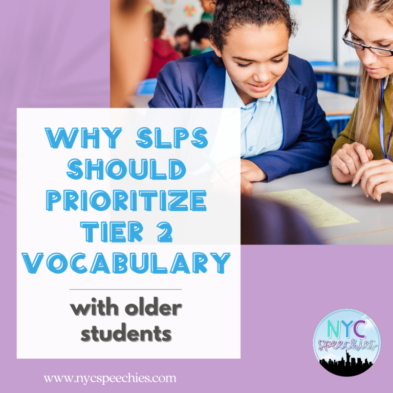 Why SLPs Should Prioritize Tier 2 Vocabulary with Older Students